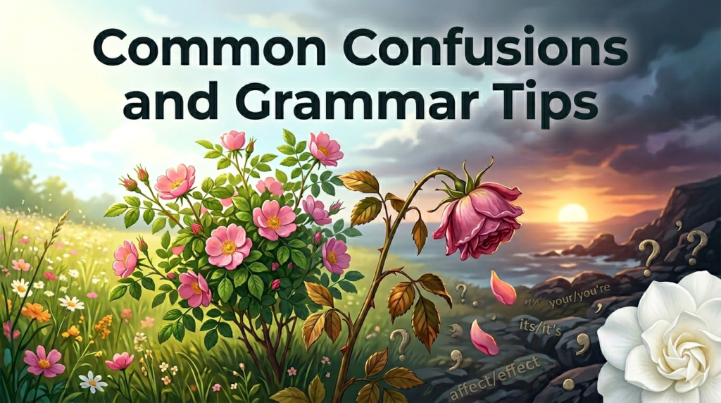 Common Confusions and Grammar Tips