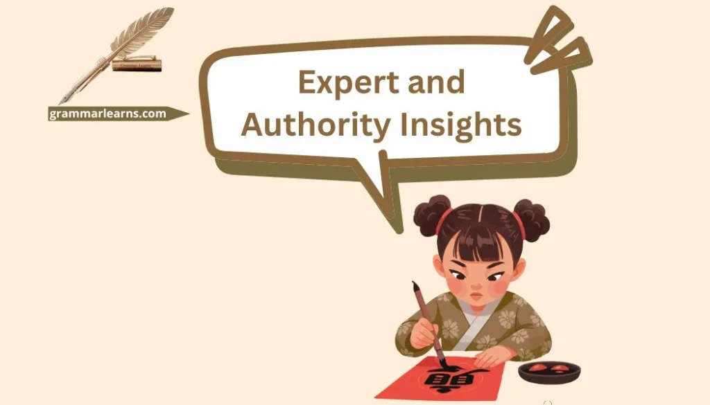 Expert and Authority Insights