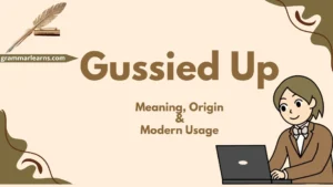 Gussied Up: Meaning, Origin & Modern Usage