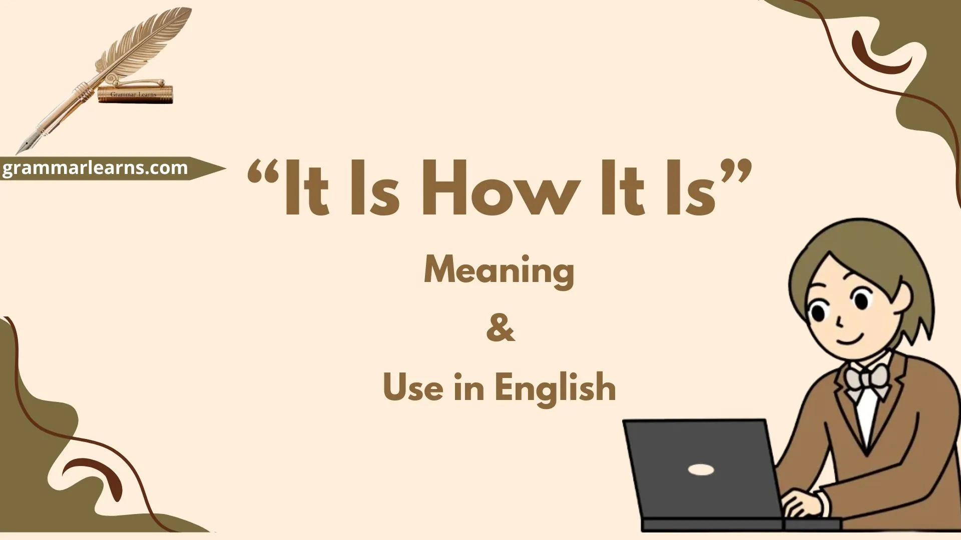“It Is How It Is” Meaning & Use in English