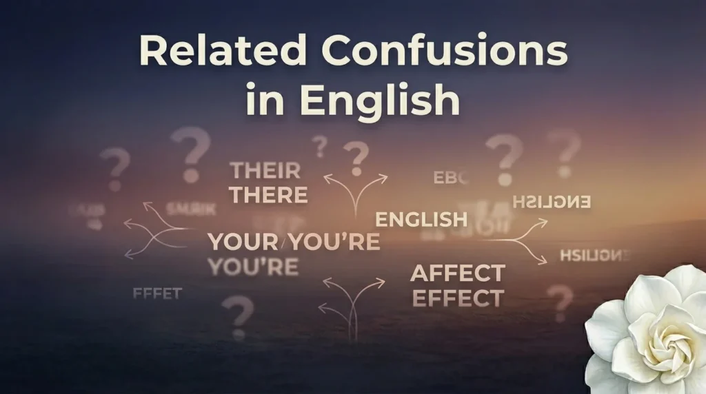 Related Confusions in English