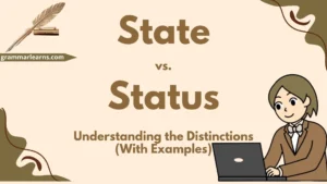 State vs. Status