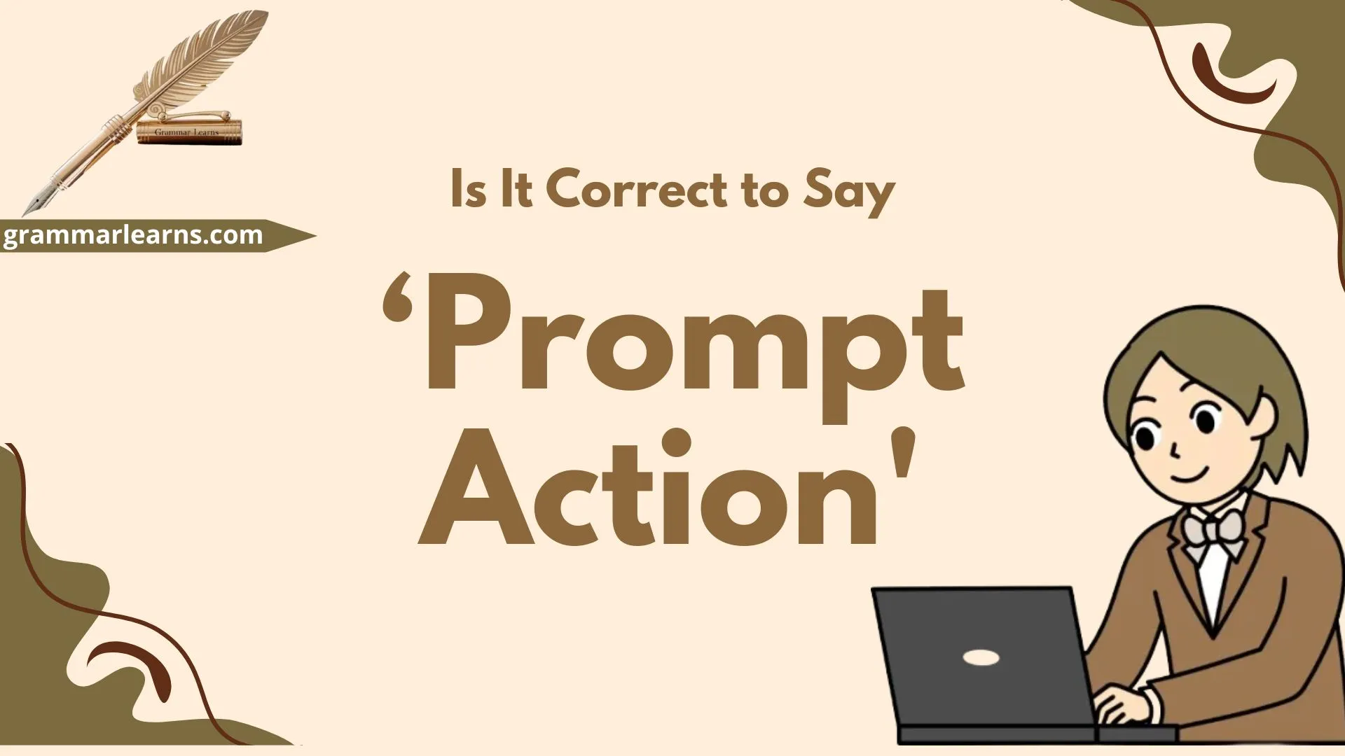 Is It Correct to Say “Prompt Action?”