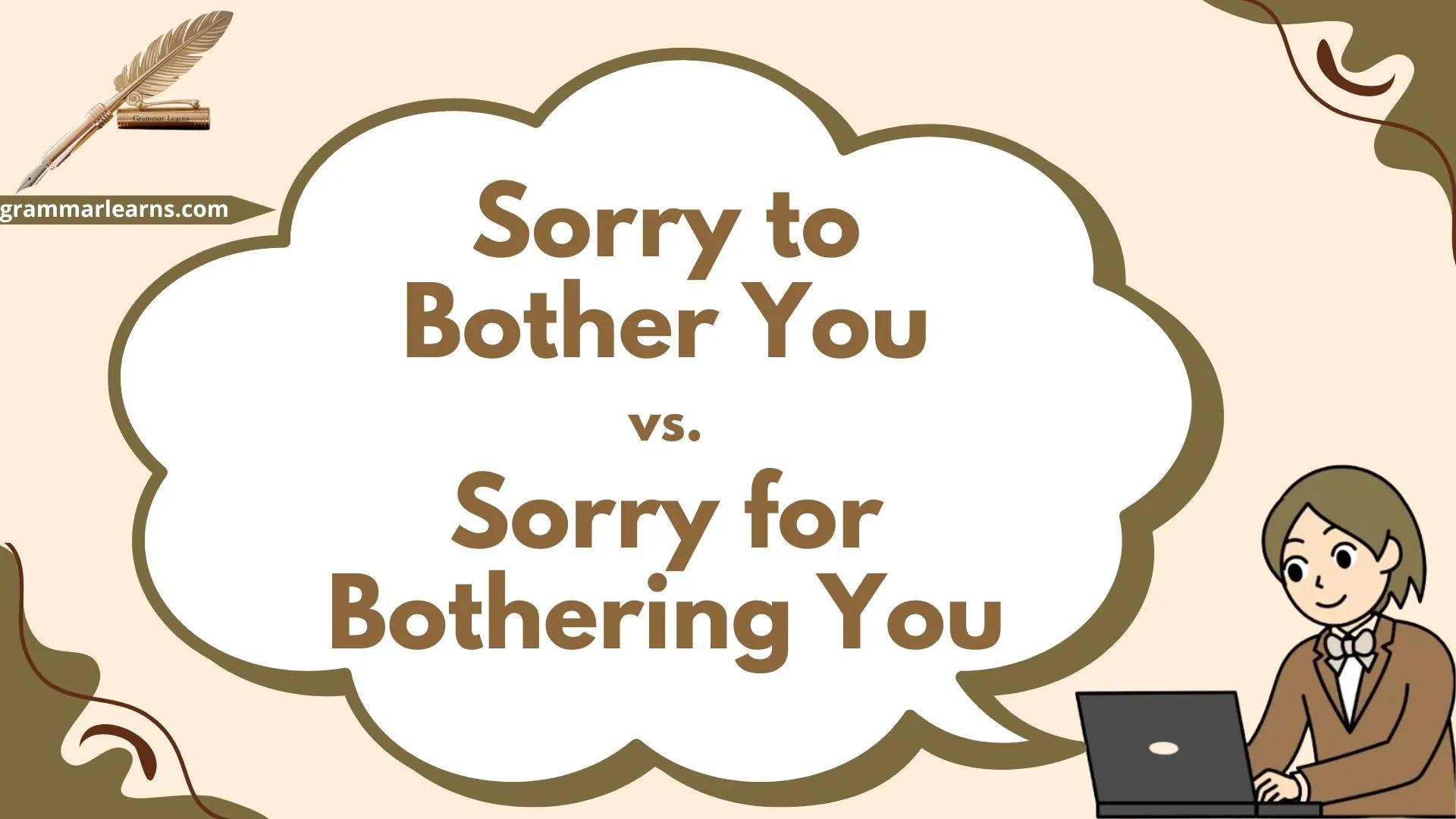 Sorry to Bother You vs. Sorry for Bothering You