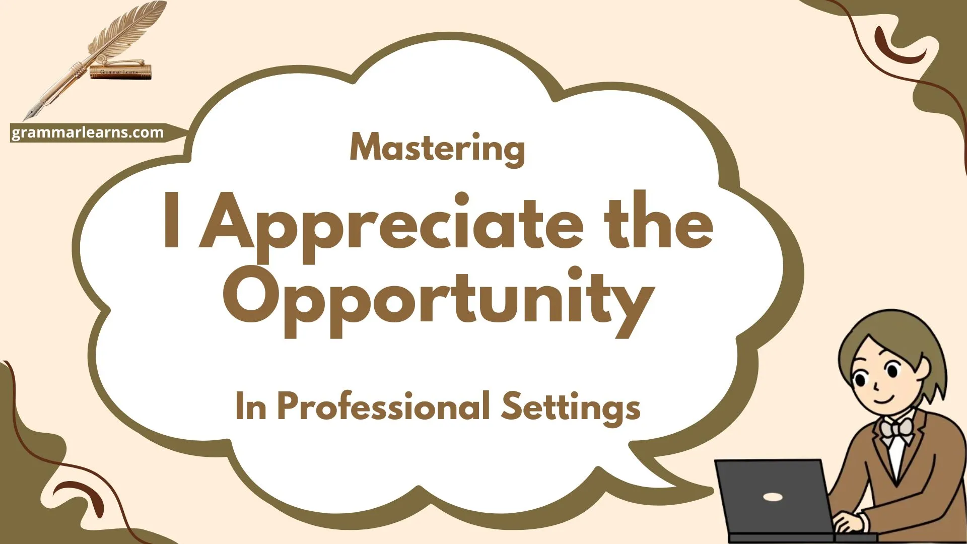 i appreciate the opportunity