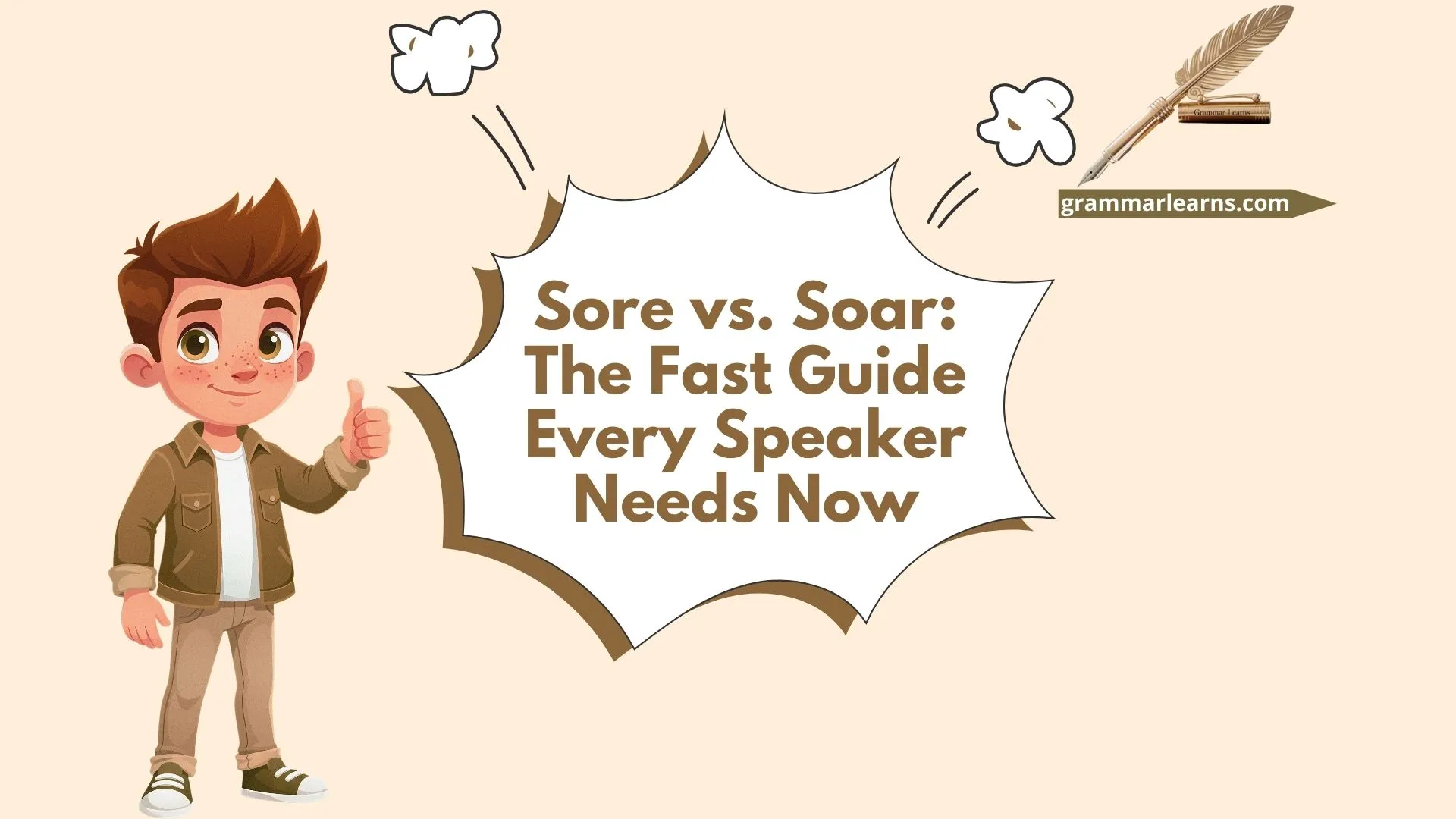 Sore vs. Soar: The Fast Guide Every Speaker Needs Now