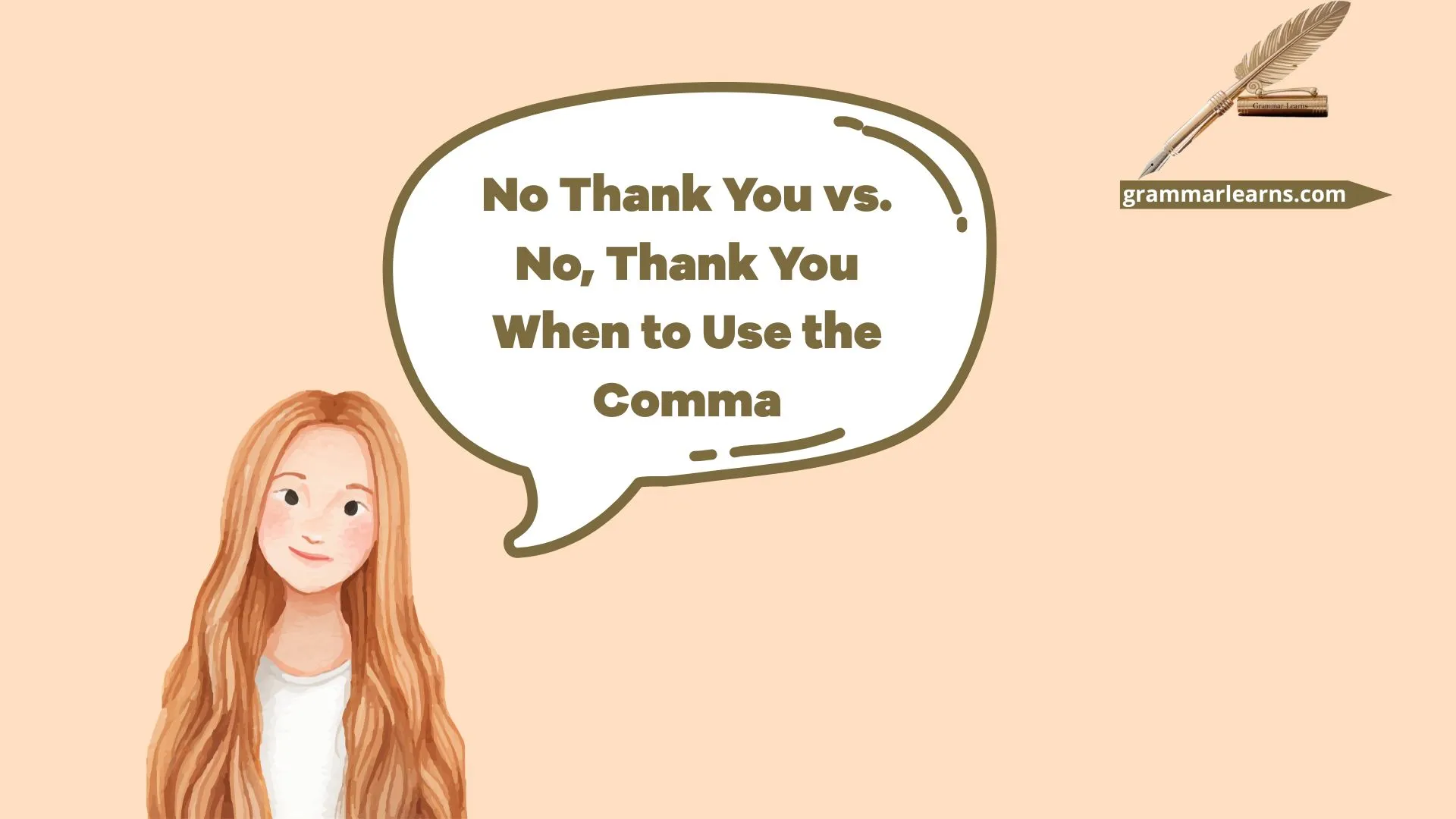 No Thank You vs. No, Thank You: When to Use the Comma