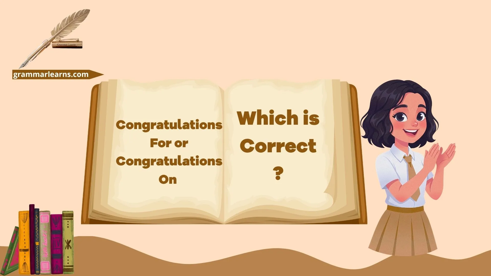 Congratulations For or Congratulations On – Which is Correct?